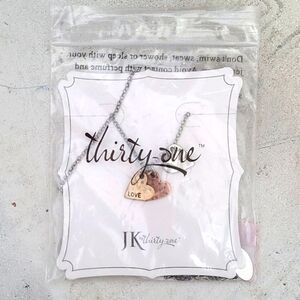 Thirty-One Three Hearts Necklace